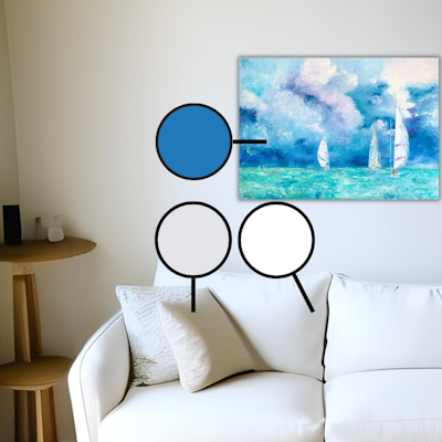 Art Room Tips Vol.1 清爽：青いアートで涼む夏 | TRiCERA ART CLiP